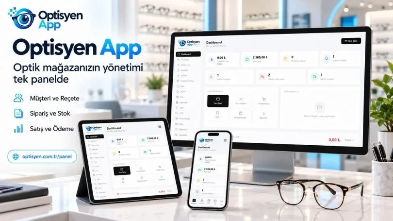 Optik Mağazalarda Dijital Yönetim: Reçeteden Teslimata Düzenli İş Takibi